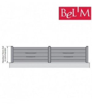  Clôture aluminium sur mesure by BEL'M